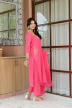 PETAL PINK MIRROR SUIT SET