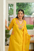 ROYAL SUNFLOWER SUIT SET