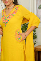 ROYAL SUNFLOWER SUIT SET