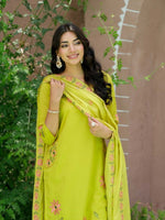 BLUSH LIME FLORAL SUIT SET