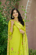 BLUSH LIME FLORAL SUIT SET