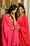 ROSE RED MIRROR SUIT SET
