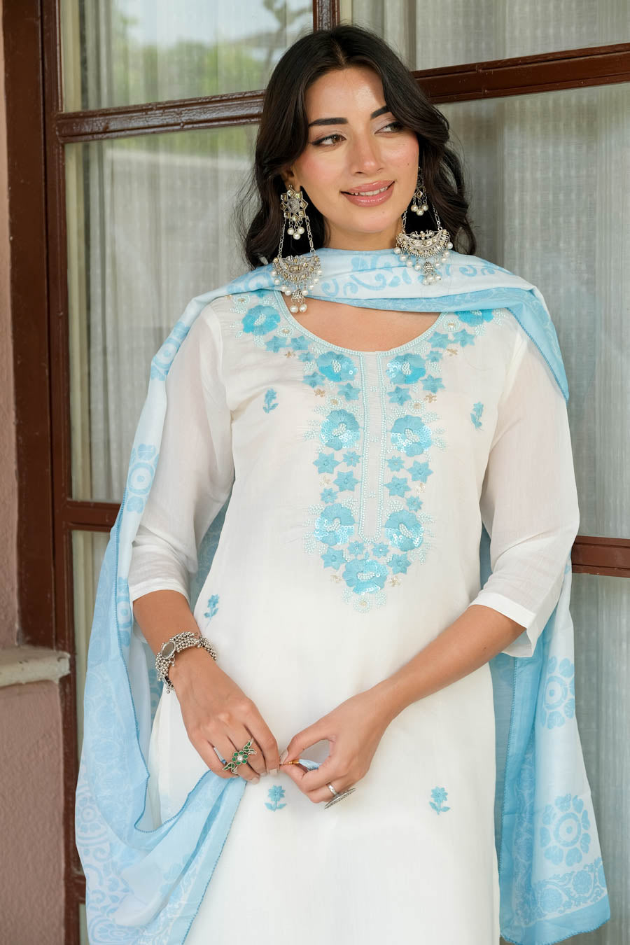 IVORY MEERA NOOR SUIT SET