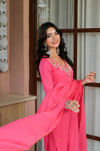 PETAL PINK MIRROR SUIT SET