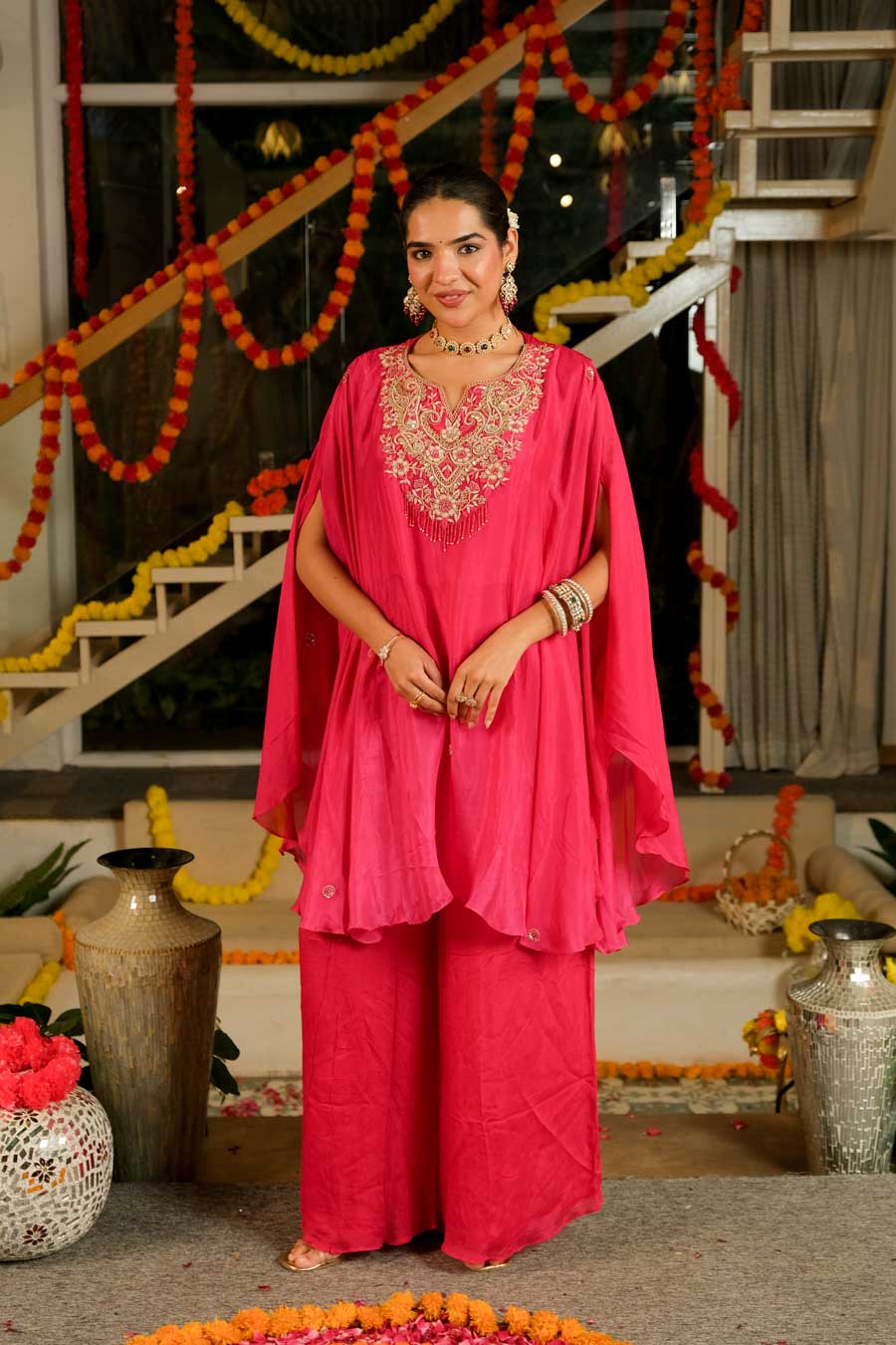 RANI NOOR PURE CHIFFON SHARARA 2 PC SET