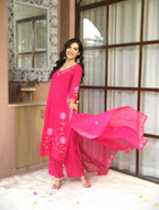 BLUSH PINK FLORAL SUIT SET