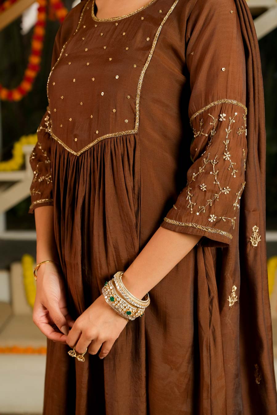 COCOA MUL CHANDER FESTIVE SUIT SET