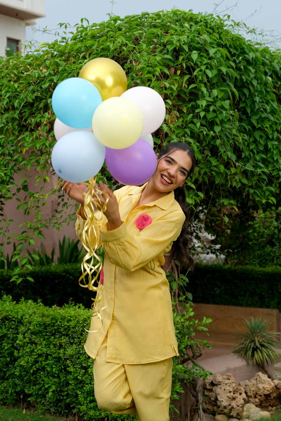 HONEY BLOOM MUL CHANDERI CO-ORD SET