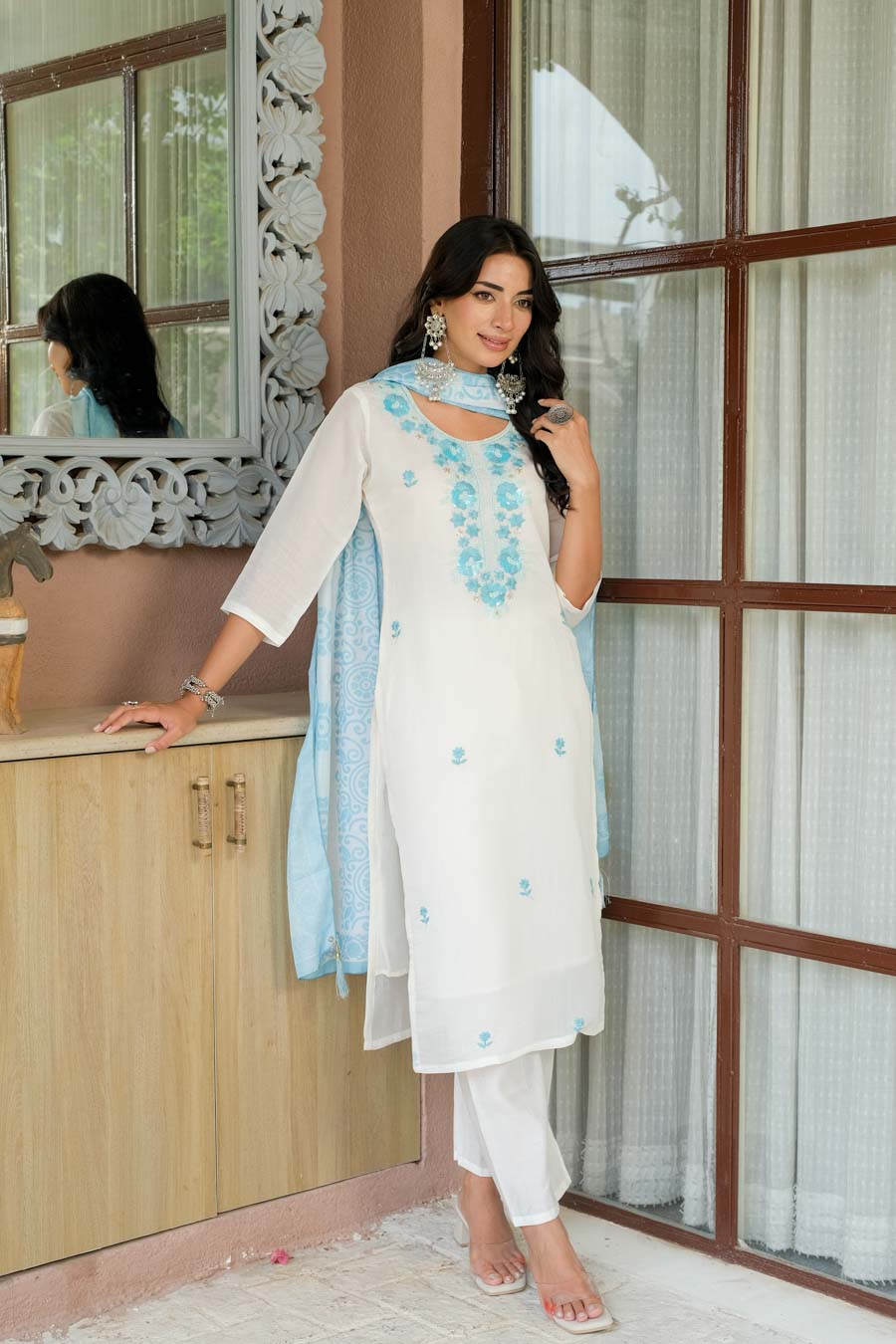 IVORY MEERA NOOR SUIT SET