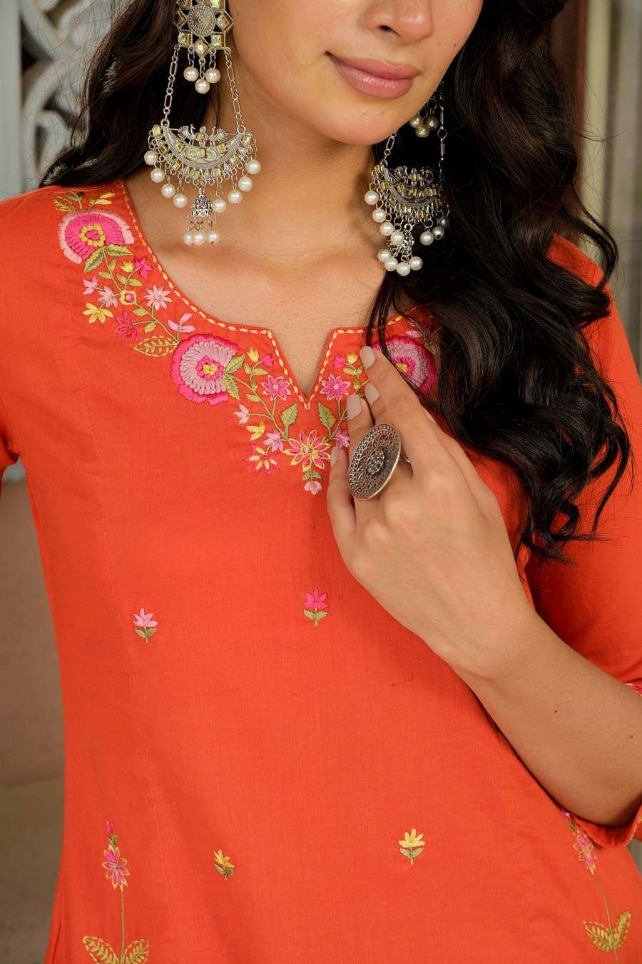 AMBER ROYAL FLORAL SUIT SET
