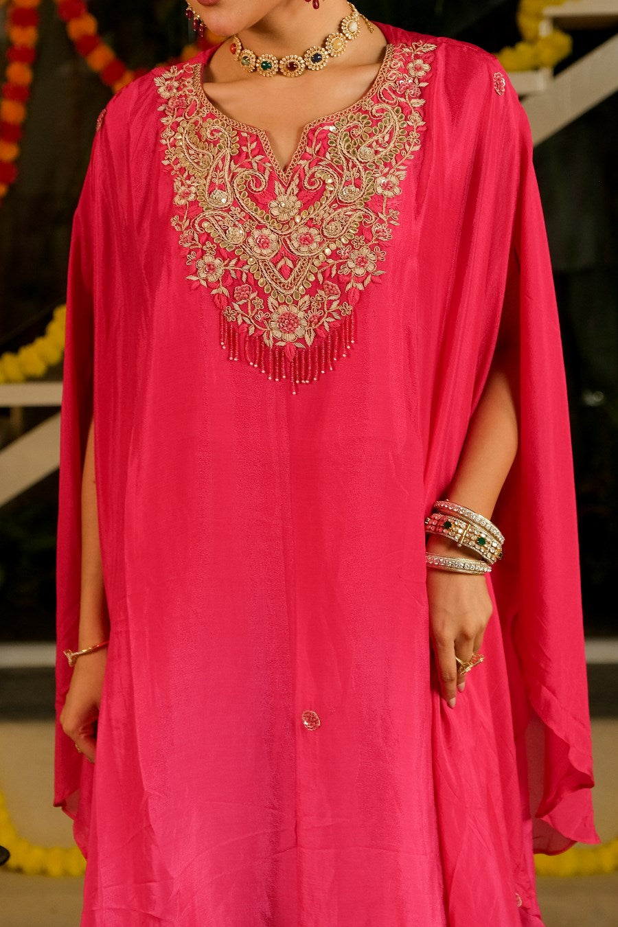 RANI NOOR PURE CHIFFON SHARARA 2 PC SET