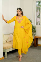 ROYAL SUNFLOWER SUIT SET