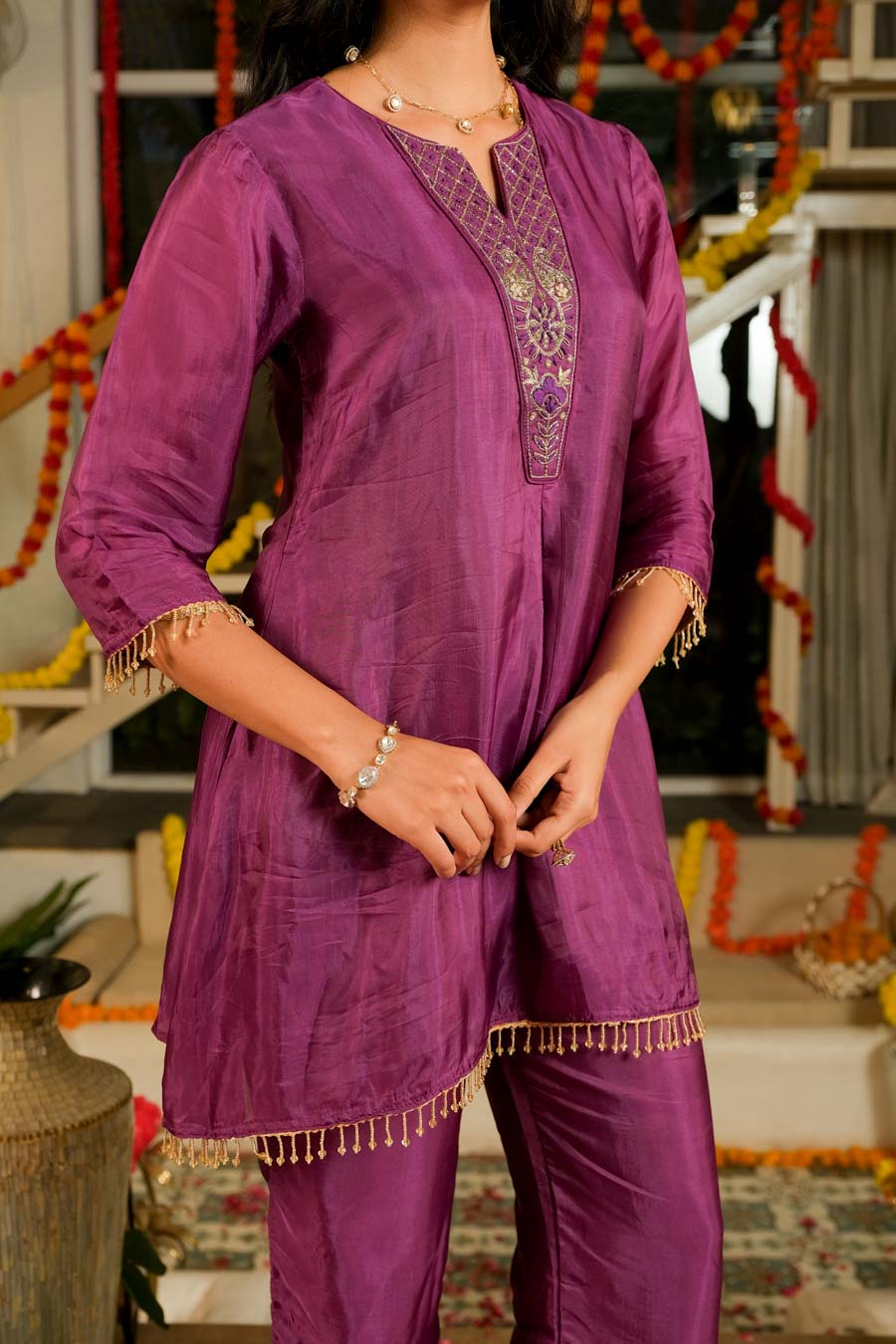 ROYAL JAMUNI SILK CO-ORD SET