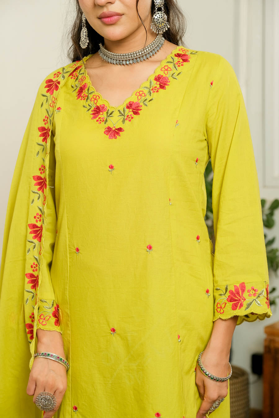 FLORAL BLOOM GARDEN SUIT SET