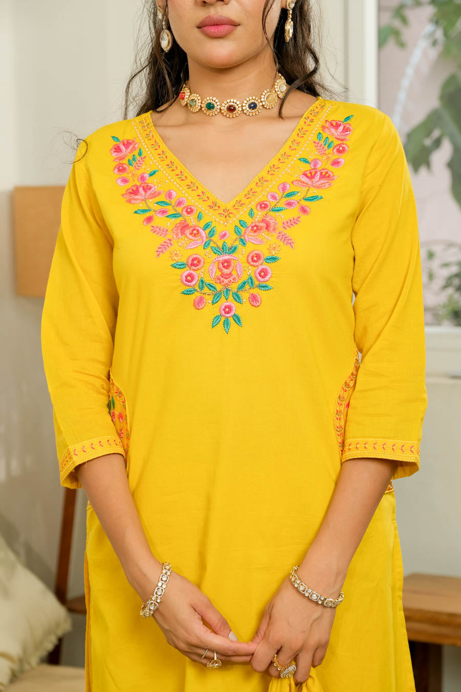 ROYAL SUNFLOWER SUIT SET