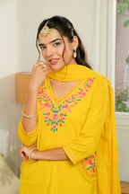 ROYAL SUNFLOWER SUIT SET